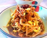 豆もやしのたけのこ肉味噌炒め作り方7写真