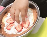 苺のプリンセスドレスケーキ作り方8写真