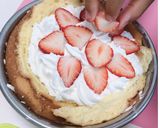 苺のプリンセスドレスケーキ作り方10写真
