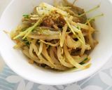 簡単♪節約レシピ♪もやしと豆苗の胡麻和え作り方5写真