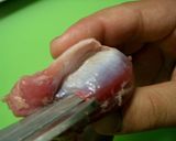 砂肝の処理の仕方☆作り方1写真