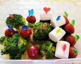 可愛いイチゴと羊羹のピンチョス作り方4写真