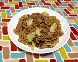 超簡単☆1人前！小腹がすいたら焼きそば〜作り方8写真