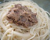 サバ缶で鯖味噌そうめん作り方4写真