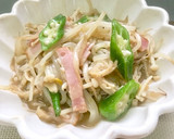 もう一品！もやしとえのきのオイスター炒め作り方5写真