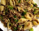 青椒肉絲なコンキリエ(ダイエット飯?)作り方13写真
