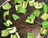 なすとピーマンの甘辛肉味噌炒め作り方2写真