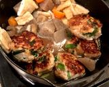 時短、鶏つくねと根菜の煮物、お弁当にも!作り方5写真