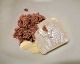 チーズ乗せピーマンのツナマヨ豆腐詰め作り方1写真