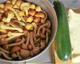 ズッキーニとなめこのさっと煮作り方1写真
