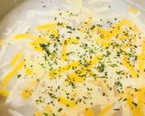 余熱でしあげる●鶏ガラスープの鶏肉雑炊作り方4写真