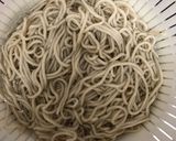 蕎麦と照焼きチキンでヘルシーサラダ麺☆作り方1写真