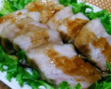 自信作♡ソースが美味しい トロ〜り蒸し豚作り方9写真