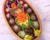 5月13日 照焼き肉団子弁当 詰め方作り方8写真