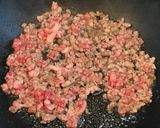腎臓内科医考案エリンギひき肉無塩味噌炒め作り方1写真