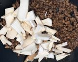 腎臓内科医考案エリンギひき肉無塩味噌炒め作り方3写真