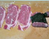 ふきの葉っぱのクルクル肉巻き作り方2写真