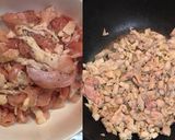鶏もも肉とキャベツの押し麦ピラフ作り方3写真