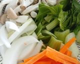 皿うどん風あん掛けそうめん作り方1写真