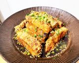 薬味たっぷり☆茄子の肉巻きポン酢作り方5写真