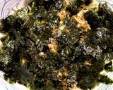 玉ねぎと韓国海苔とワカメのサラダ卵黄載せ作り方7写真