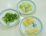 ～簡単焼き豚の高菜チャーハン～作り方1写真