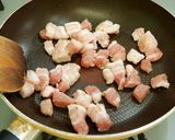 ～簡単焼き豚の高菜チャーハン～作り方3写真