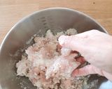 簡単!♡豆腐と鶏ひき肉でチキンナゲット♡作り方1写真