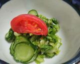 トマト添えの甘酢グリーンサラダ作り方4写真