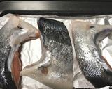 簡単！塩銀さけ(かま)のグリル焼き作り方1写真
