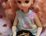 リカちゃんサイズ♡スナップエンドウ中華ꕤ作り方3写真