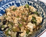 なすとピーマンの炒り豆腐作り方6写真