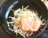 モヤシの鶏そぼろ煮作り方3写真