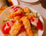 うまい棒で温玉シーザーサラダ 簡単作り方4写真