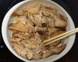 みりん干しと大根菜と卵の3色丼作り方2写真