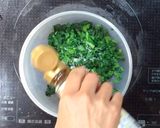みりん干しと大根菜と卵の3色丼作り方5写真
