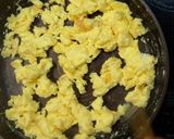 みりん干しと大根菜と卵の3色丼作り方6写真
