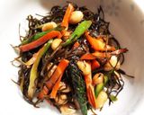 きざみ昆布とアスパラのきんぴら作り方5写真