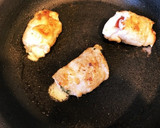 チーズがとろ〜り♡ささみのトマト紫蘇巻き作り方5写真