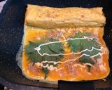 大葉とゴマとマヨとチーズの厚焼き卵焼き作り方9写真