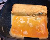 大葉とゴマとマヨとチーズの厚焼き卵焼き作り方10写真