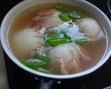新玉ねぎとベーコンのスープ作り方5写真