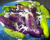 色鮮やかに♪ししとうとナスの揚げびたし作り方15写真