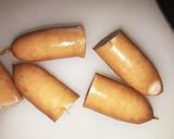弁当作り置き 花型ウインナー(私流？)作り方1写真