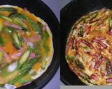 アスパラとベーコンの玉子とじ作り方4写真