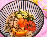 パスタのタレで★簡単レンチン釜玉うどん作り方2写真