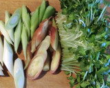 塩糀につけて一度焼いた鶏肉と、茗荷の煮物作り方3写真