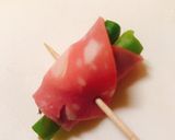 ボロニアハムのアスパラチーズ巻き♩お弁当作り方4写真