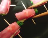 ボロニアハムのアスパラチーズ巻き♩お弁当作り方5写真