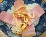 ベーコン丼ご飯☝火を使わない簡単レシピ作り方21写真
